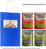 Big Top Deals USA Blue Paper Bag Bundle with Snaps Veggie Chips – 4-Pack (2x Sour Cream &  - Image 2
