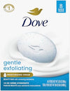 Dove Gentle Exfoliating Beauty Bar Soap , Renewing 8 Count 3.75 oz