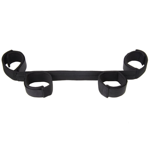 The Phenom Fetish Bondage Spreader Bar Bend Over Sex Adjustable Restraints Cuffs Straps Sets for Wrists Hands Ankles Feets - Personal Care