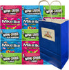 Assorted Candy Mix Variety 15 Pack - Includes Mike and Ike & Now and Later, 3 Each of Tropical Typhoon, Blue Raspberry, Berry Blast, Cherry & Apple Flavors, Blue Paper Bag, 5.25x3.2x8 Inch
