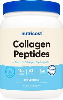 Nutricost Collagen Peptides Powder 1LB (454 G), Grass Fed Bovine