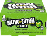 Now and Later Original Taffy Chews Candy, 0.93 Bar, apple, 22.32 Ounce (Pack of 24) - Image 4