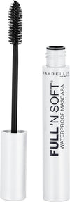 Maybelline Full 'N Soft Waterproof Mascara, Very Black, 1 Count