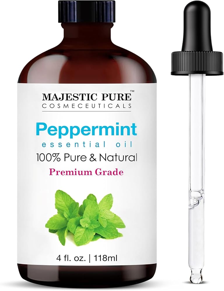 Majestic Pure Peppermint Essential Oil for Diffuser - 4 Fl Oz - Personal Care