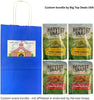 Big Top Deals USA Blue Paper Bag Multipack - Snaps Veggie Chips Tomato Basil & White Chedd - Image 2