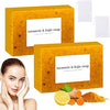 Lemon Turmeric Kojic Soap,Natural Handmade Soap,Turmeric Soap Bar - Personal Care