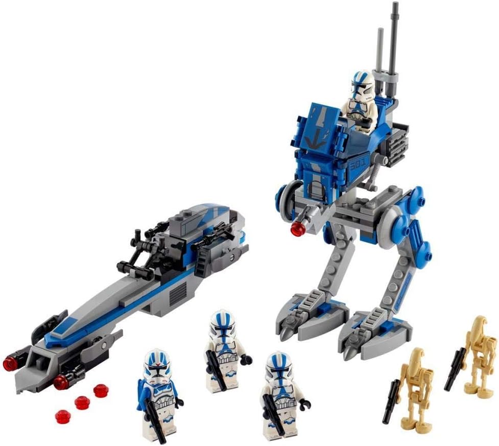 LEGO Star Wars 501st Legion Clone Troopers 75280 Building Kit, Cool Action Set for Creative Play and Awesome Building; Great Gift or Special Surprise for Kids (285 Pieces)