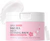Sakura Makeup Cleansing Balm, Hydrating & Smoothing All-In-One Cleanser Quickly Melts Away, Gently Cleanse Dirt, Impurities And Makeup Face Cleanser & Makeup Remover for Women Girls, 3.53oz.
