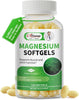 Magnesium Glycinate 500mg Softgels, Small Easy Swallow Magnesium Supplement