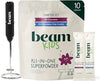 BEAM Kids All in One Superfood Powder, Nutritional Shake, Organic Greens, Probiotics, Vitamins, Immune Support, Gut Health, Superfood, Nutrition for Children, No Artificial Sweeteners, Starter Set