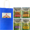 Big Top Deals USA Blue Paper Bag Custom Bundle - Includes Veggie Chips Multipack (4 Bags – - Image 1