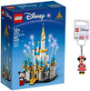LEGO Disney 50th Anniversary Mini Disney Castle Building Kit + Minnie Mouse Keychain Gift Set (Mini Disney Castle + Minnie Keychain) (LDMC22)