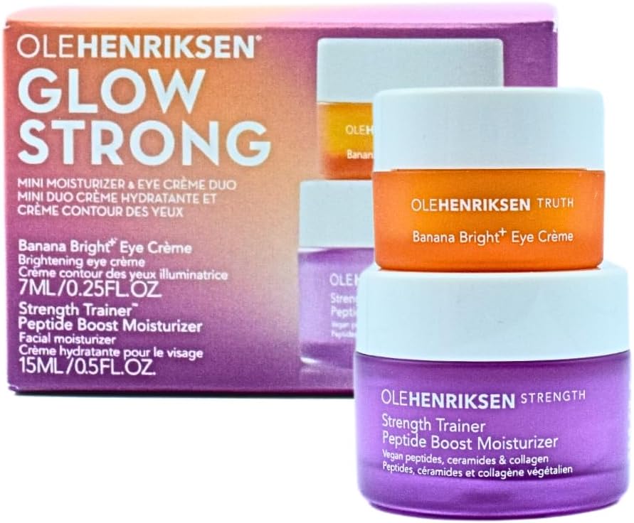 OLEHENRIKSEN Glow Strong Mini Moisturizer + Eye Cream Duo