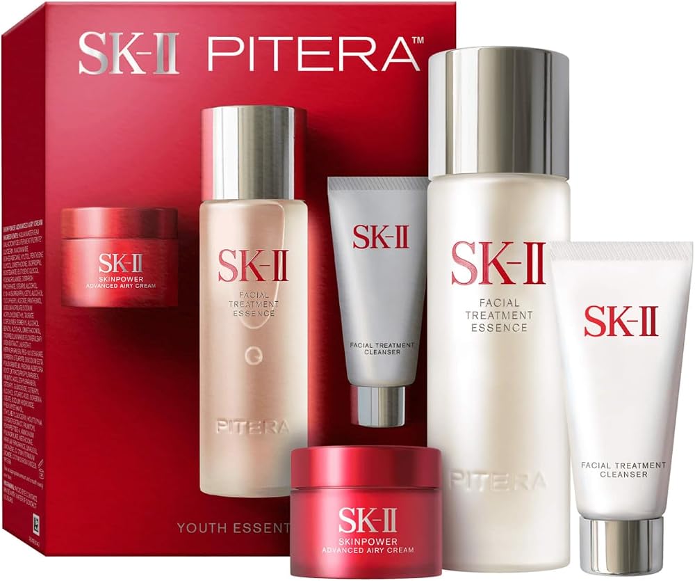 Sk II PITERA Youth Essentials Kit - Anti-Aging Skin Care Set (3 ct) - Personal Care