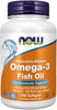 Now Supplements, Omega-3, Molecularly Distilled, 100 Softgels - Personal Care - Image 2