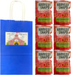 Big Top Deals USA Blue Paper Bag with Snaps Sour Cream & Onion Veggie Chips – 3oz Bags – Crunchy Snack – Packed in 5.25x3.2x8 Gift-Style Custom Bundle Bag - Shirts - Tops
