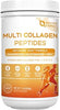 NATURE TARGET Multi Collagen Peptides Powder for Women Men, 50 Servings