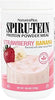 NaturesPlus SPIRU-TEIN, Strawberry Banana - 1.16 lbs - Plant-Based Protein Shake - Non-GMO, Vegetarian, Gluten Free - 15 Servings
