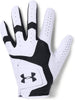 Under Armour Men's CoolSwitch Golf Glove, White /Black, Right Hand Large - Image 1