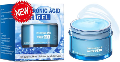 Hydro Boost Hyaluronic Acid Moisturizing Water Gel, Face Moisturizer For Oil Skin, Hyaluronic Acid Formula Combined With Water,Lightweight and Long-lasting Hydration-1.76Oz (Water Gel)