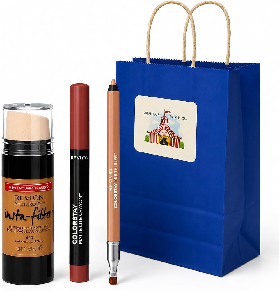 BIGTOPDEALSUSA Makeup Gift Set, Soft Glam, Brightening