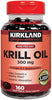 Kirkland Signature Krill Oil 500 mg., 160 Softgels - Image 2