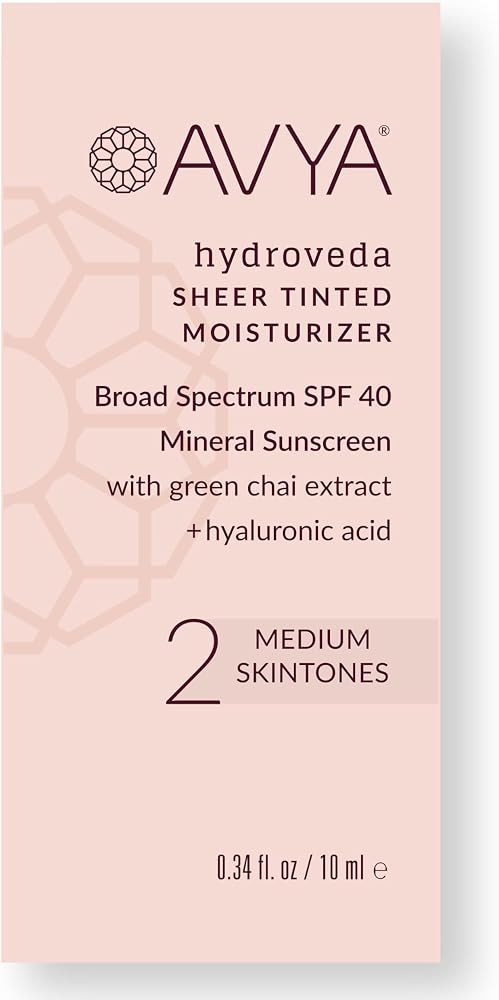 Avya Skincare SPF 40 Tinted Moisturizer, Medium #2 - .34oz - Personal Care