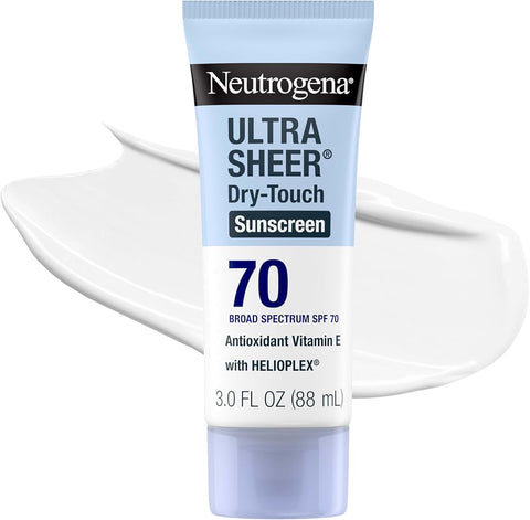 Neutrogena Ultra Sheer Dry Touch Sunscreen Lotion, SPF 70, 3 fl. oz - Personal Care