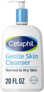 Cetaphil Gentle Cleanser, Hydrating Face Wash, Sensitive Skin, 20oz