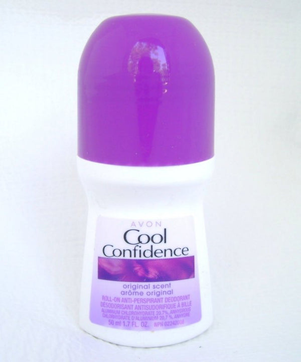 Avon Cool Confidence Roll-On Anti-Perspirant Deodorant 1.7 fl. oz. (Original) - 2 Pack