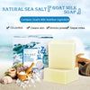 Soap with Sea Salt Natural Goat's Milk for Face Dry and Natural Oily Skin, Remove Acne Ant - Image 2