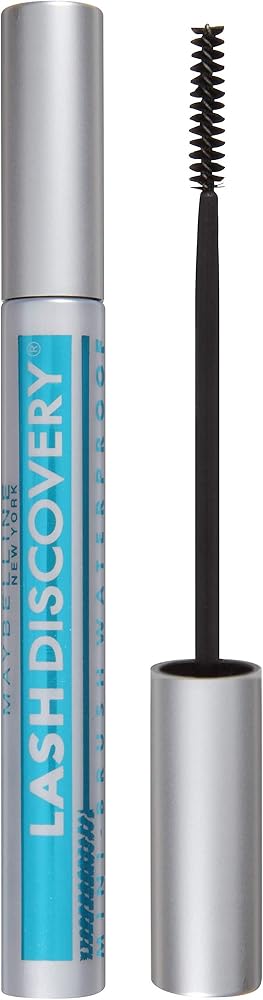 Maybelline New York Lash Discovery Mini-Brush Waterproof Mascara, Very Black, 0.16 fl. oz.