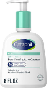 Cetaphil Gentle Clear Acne Foaming Face Wash, 2% Salicylic Acid, 8oz - Personal Care