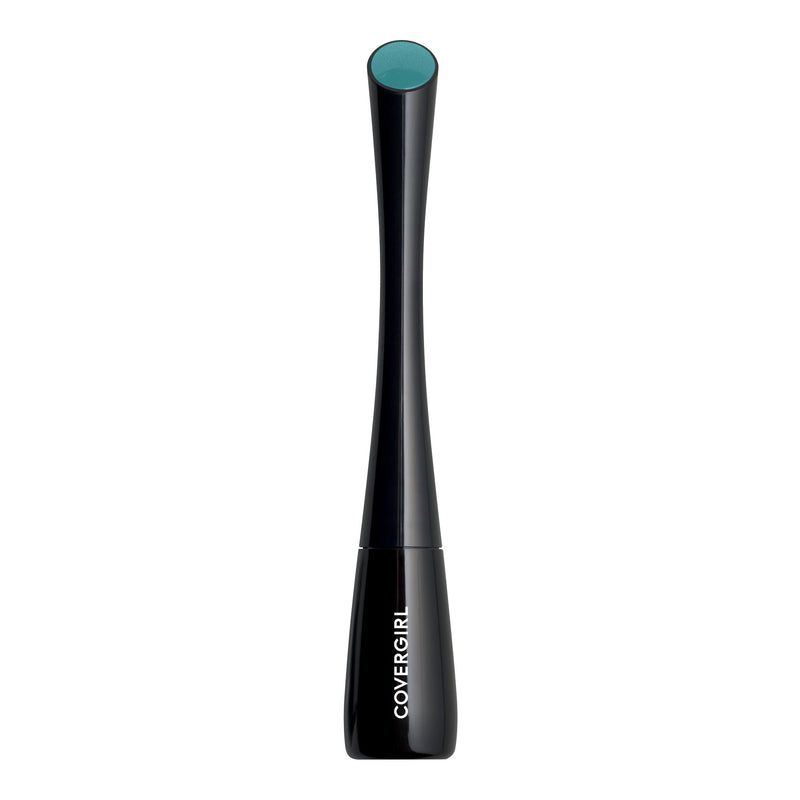 COVERGIRL Get In Line Liquid Eyeliner, TEAL CRYSTAL, Ultra Fine Tip, Long-Lasting Formula