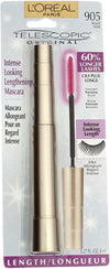 L'Oreal Paris Telescopic Mascara, Black [905] 0.27 oz (Pack of 5) - Personal Care