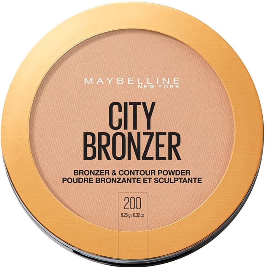 Maybelline New York City Bronzer Powder Makeup, Bronzer and Contour Powder, 200, 0.32 oz.