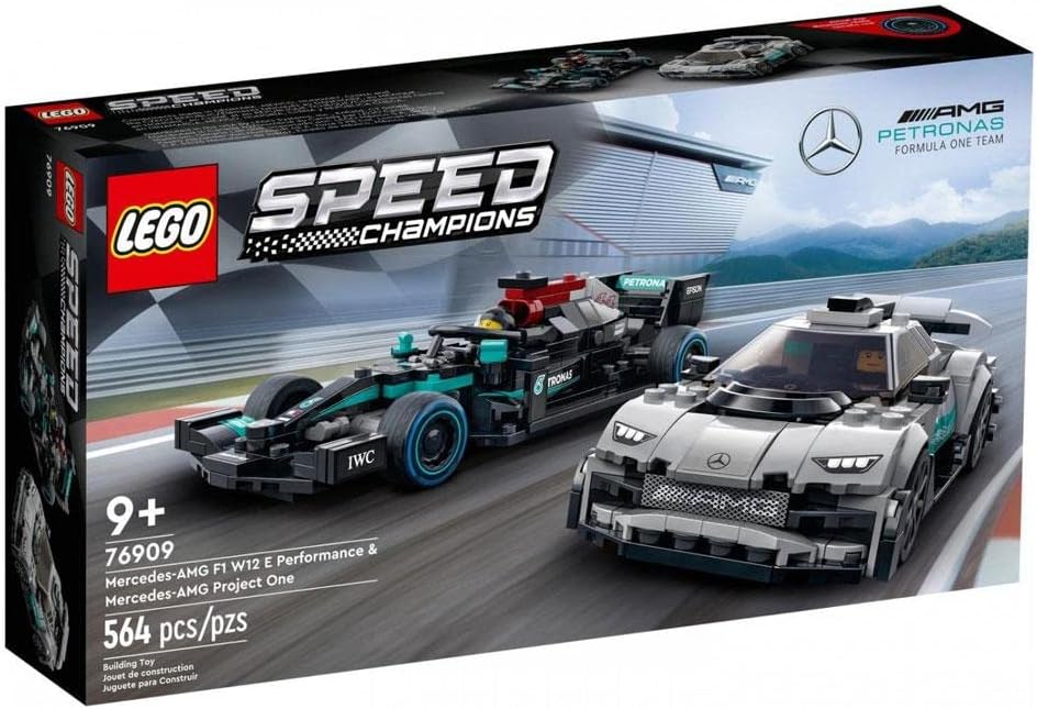 LEGO Speed Champions – 76909 Mercedes-AMG F1 W12 E Performance & Mercedes-AMG Project One