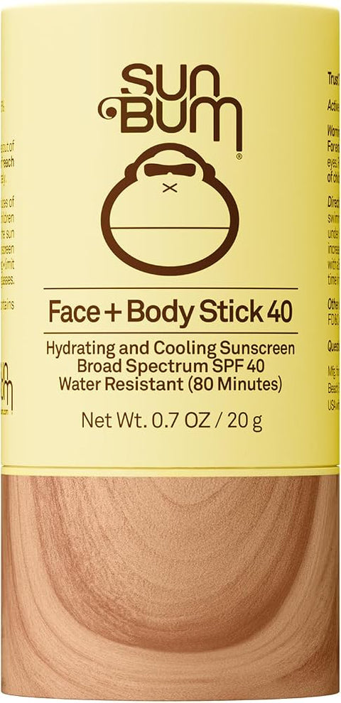 Sun Bum Original SPF 40 Sheer Face and Body Sunscreen Stick - Travel 0.7 oz - Personal Care