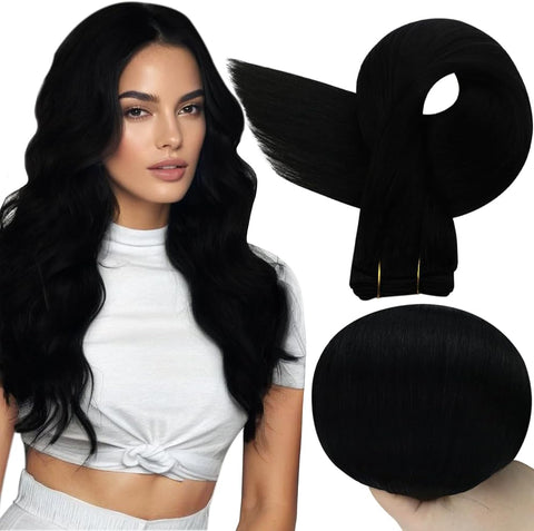 Full Shine Sew In Hair Extensions Weft Human Hair Extensions Balayage Ash Brown To Ash Blonde Mix Blonde Straight Human Hair Sew In 22 Inch 105G