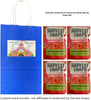 Big Top Deals USA Blue Paper Bag with Harvest Snaps Veggie Chips Crunchy Loops, Sour Cream - Image 2
