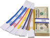 ESSENTIAL 300 Assorted Currency Straps, Self-Adhesive Money Bands