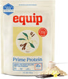 Equip Foods Prime Protein Powder | Clean, Grass Fed Beef Protein Powder | Carnivore Protein Isolate, Keto Friendly | Gluten & Dairy Free | Helps Build & Repair Tissue | 30 Servings, Vanilla (No Sugar)