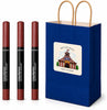 3-Piece Matte Lip Crayon Revlon Gift Set - 003 Souffle All Day Nude Shade, Long Lasting Ve - Image 1