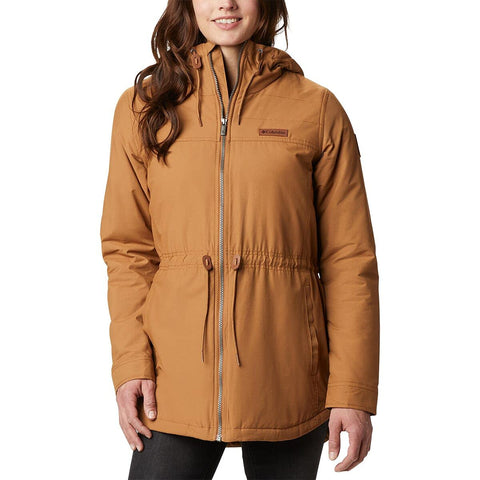 Columbia Women's Chatfield Hill Winter Jacket, Elk, X-Small - Water-Resistant Sherpa Lining