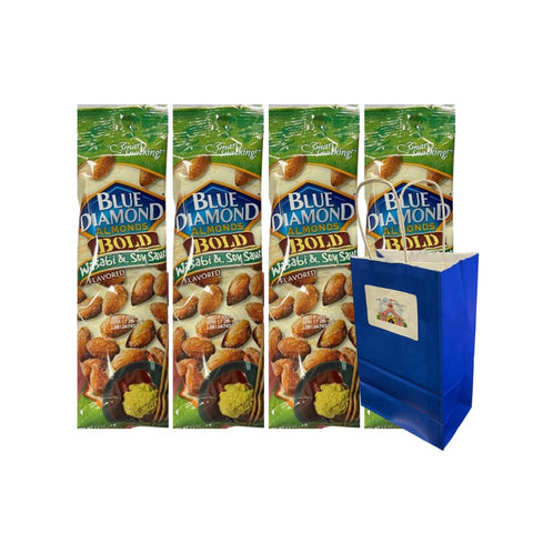 Diamond Almonds Wasabi & Soy Sauce 1.5 oz 4-Pack