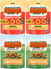 Big Top Deals USA Blue Paper Bag Bundle, 5.25x3.2x8, with Snaps Veggie Chips Original & Ma - Image 2