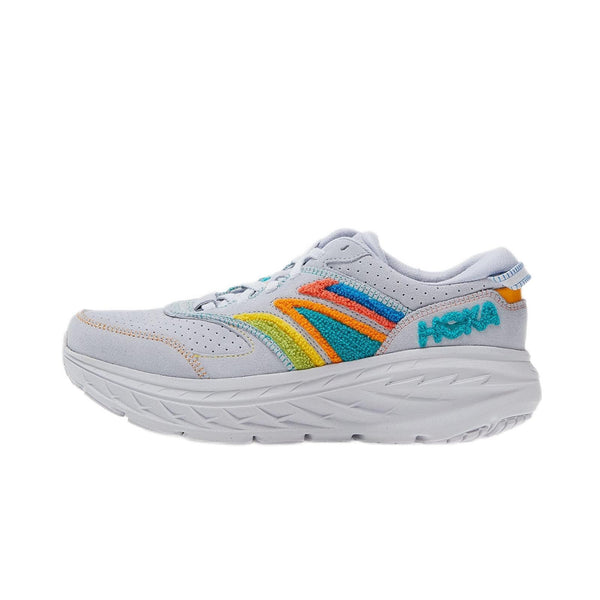 HOKA ONE ONE Mens Challenger ATR 6 Textile Synthetic Provincial Blue Carrot Trainers 11 US