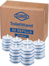 Clorox ToiletWand Disposable Toilet Cleaner Refills, 30 Count, Kills 99.9% of Germs and Viruses, Touch-Free Toilet Cleaning, Original Scent