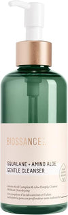 Biossance Squalane + Amino Aloe Gentle Face Wash – Foaming Facial Cleanser Gel – Hydrating for All Skin Types – Removes Makeup & Deeply Cleans Pores with Moringa Extract – Soothes with Aloe Vera