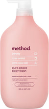 Method Body Wash, Pure Peace, Paraben and Phthalate Free, 28 oz (Pack of 1)